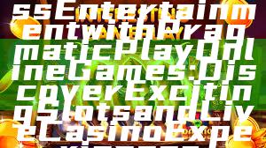 Unlock Endless Entertainment with Pragmatic Play Online Games: Discover Exciting Slots and Live Casino Experiences.